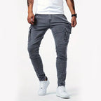 Wyatt - Men's Tapered Cargo Pants with Side Pockets