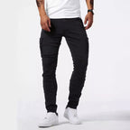 Wyatt - Men's Tapered Cargo Pants with Side Pockets