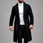 Zachary - Men's Tailored Double-Breasted Overcoat 2
