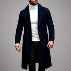 Zachary - Men's Tailored Double-Breasted Overcoat 3