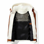 Zaldy - Men's Quilted Puffer Vest with Drawstring Hood